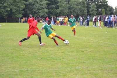 Proud to see young talented Ethiopian footballers in UK
